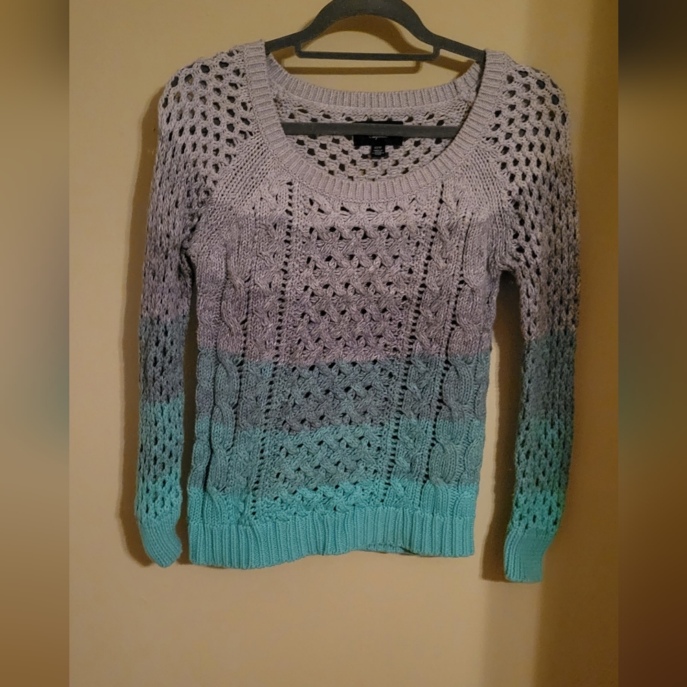 Knit ombre sweater